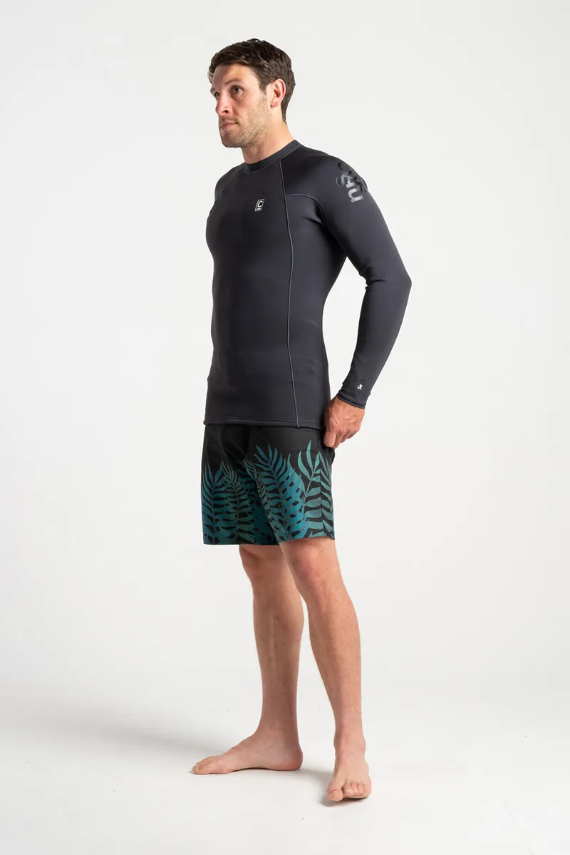 C-Skins Mens Session 2mm Longsleeve Vest Anthracite-4